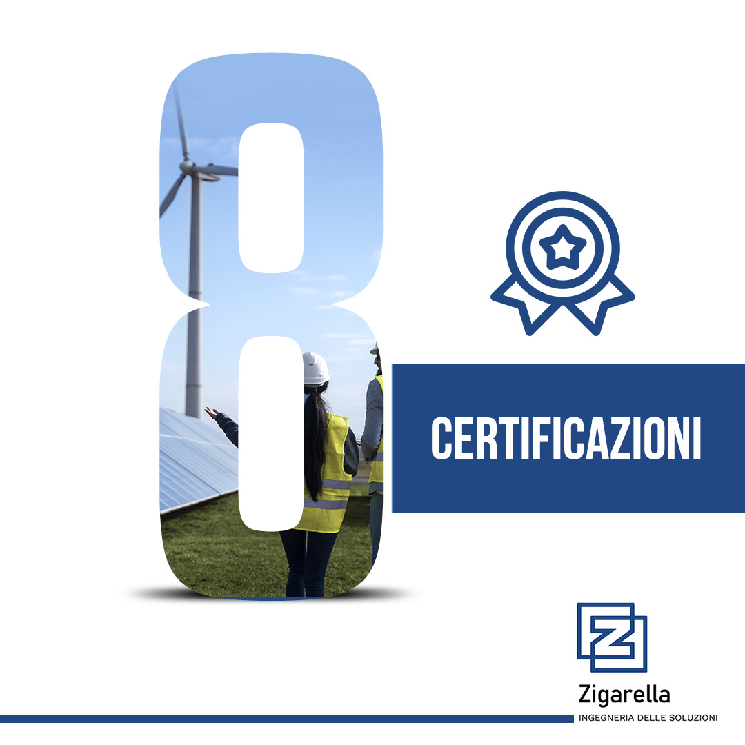 8 certificazioni